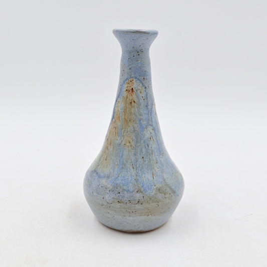Art Glass Pottery Bud Vase Vintage