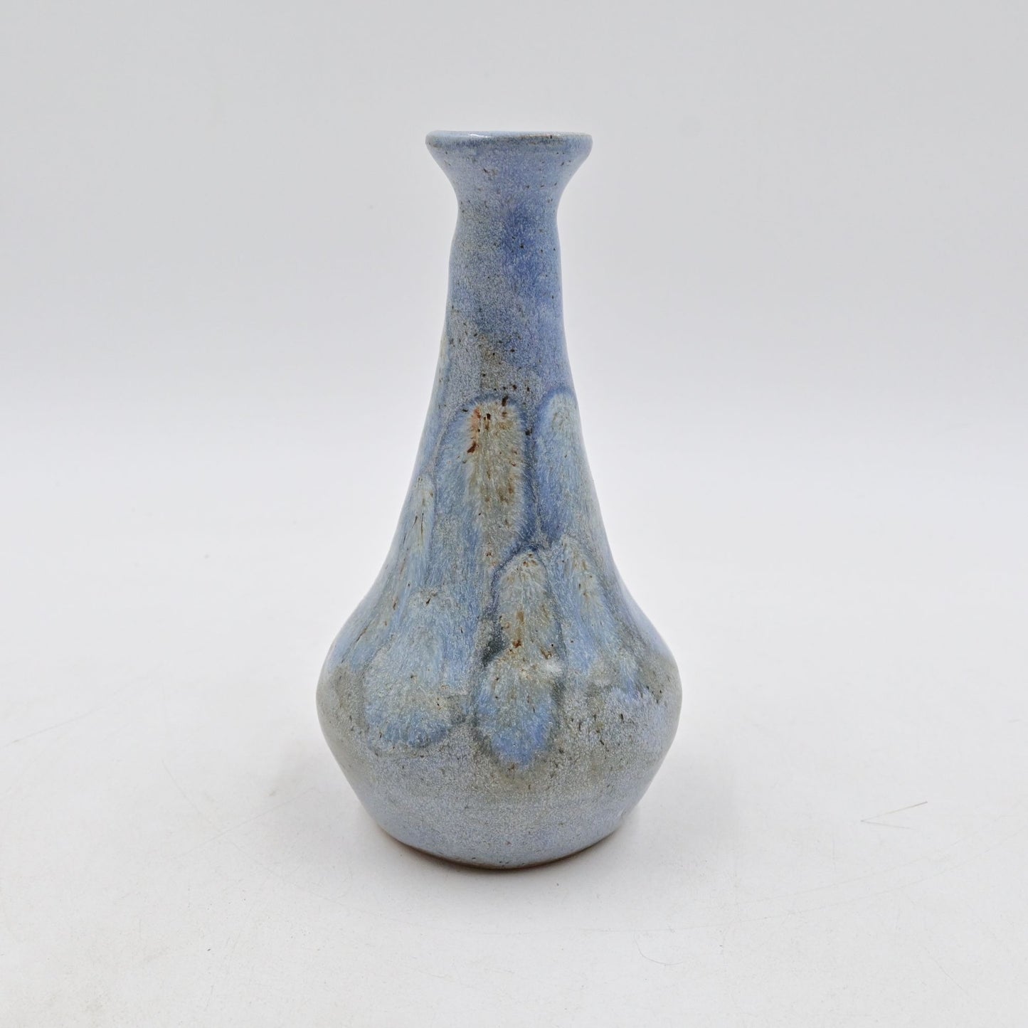 Art Glass Pottery Bud Vase Vintage