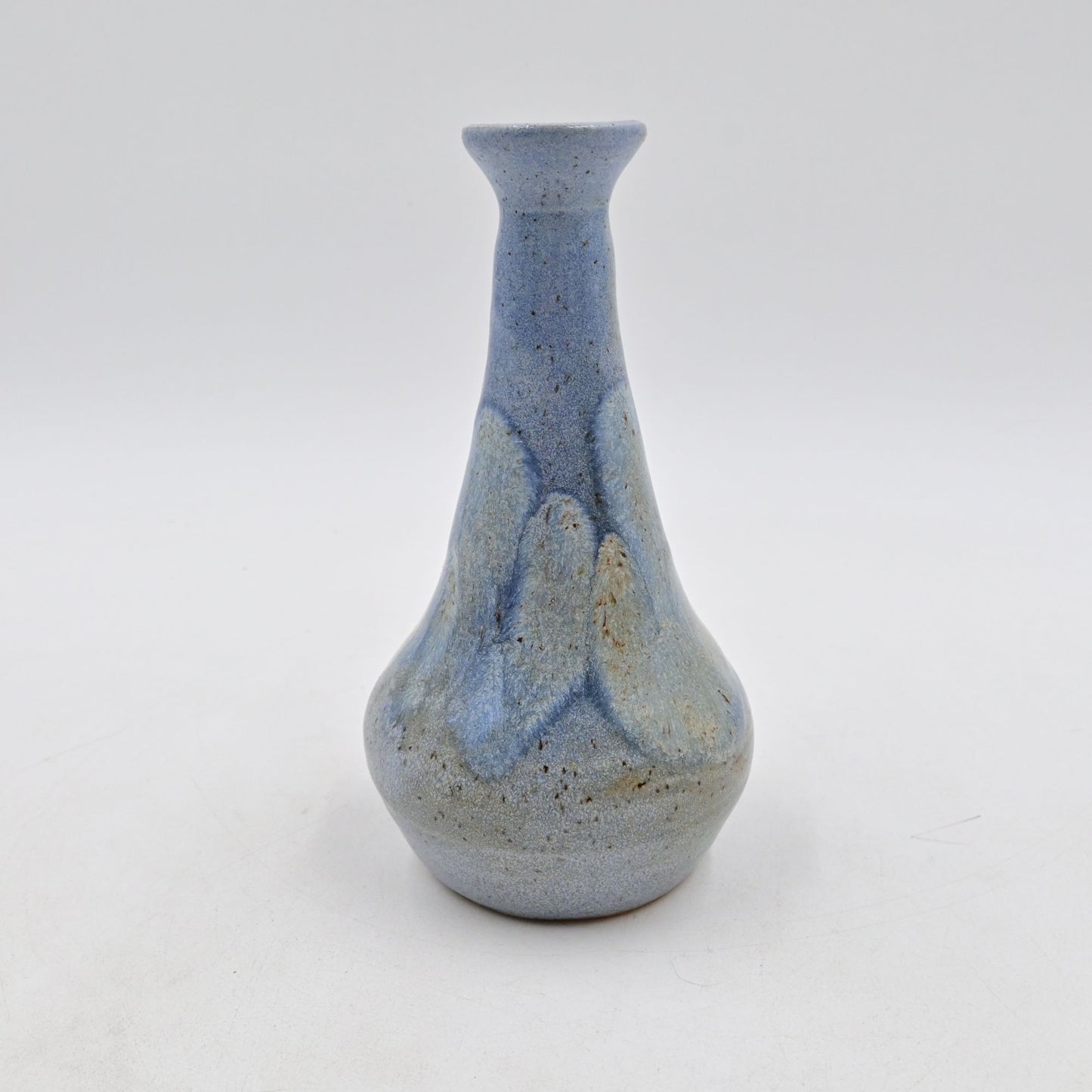 Art Glass Pottery Bud Vase Vintage