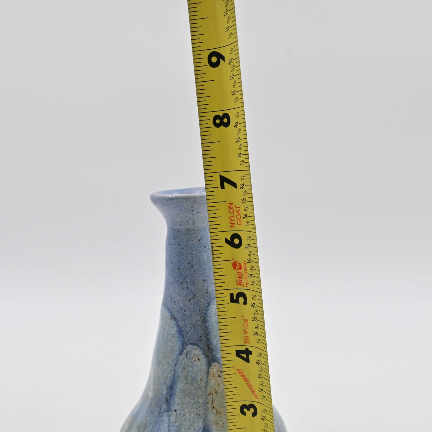 Art Glass Pottery Bud Vase Vintage