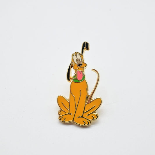Disney Classic Pluto Sitting With One Ear Up Pin