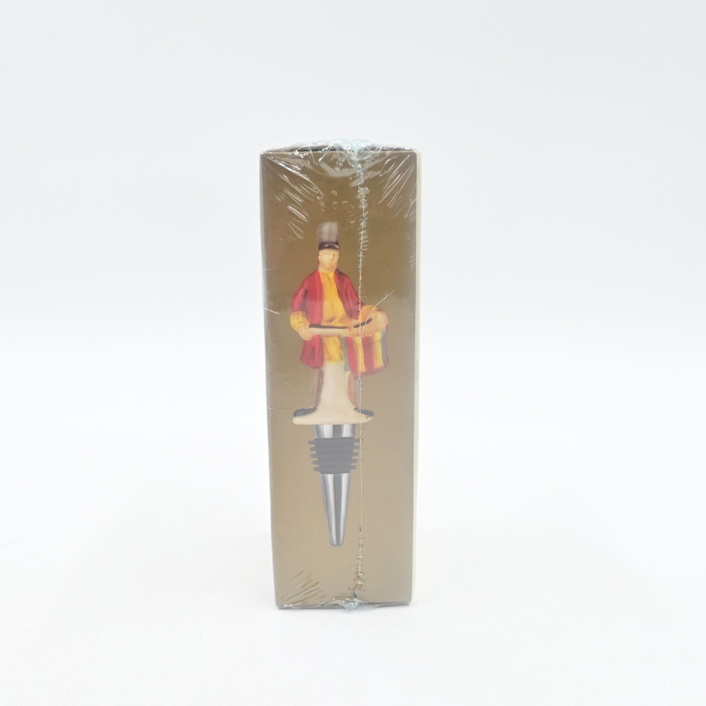 Williams Sonoma 12 Days of Christmas Drummer Bottle Stopper
