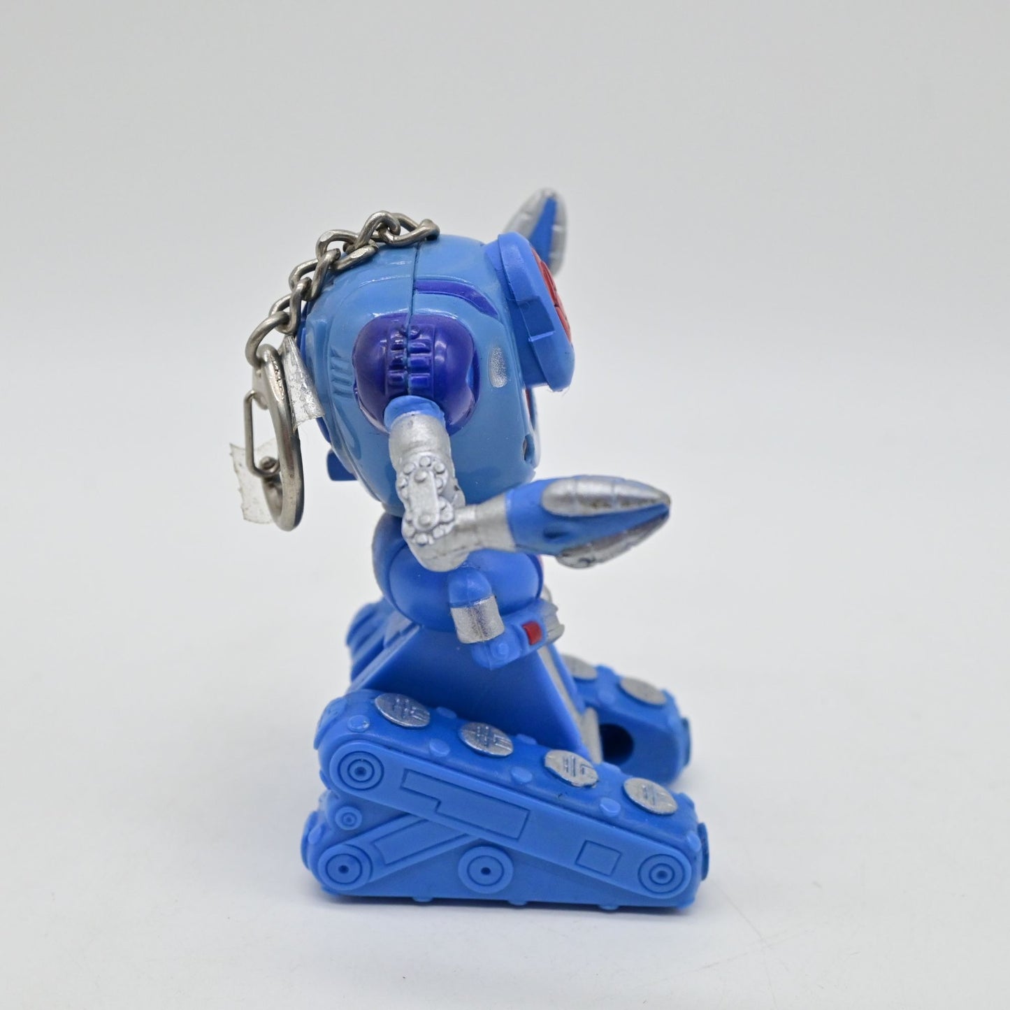 Vintage Lost In Space Rocket Launcher Robot Keychain