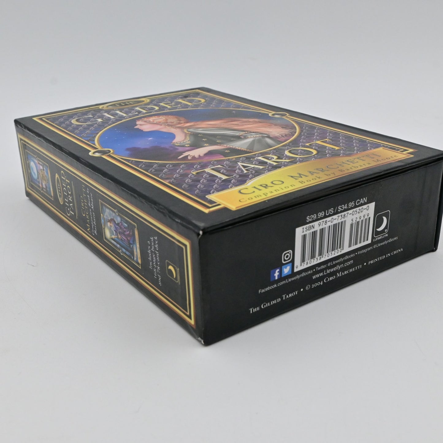 The Gilded Tarot Deck & Companion Book By Ciro Marchetti & Barbara Moore