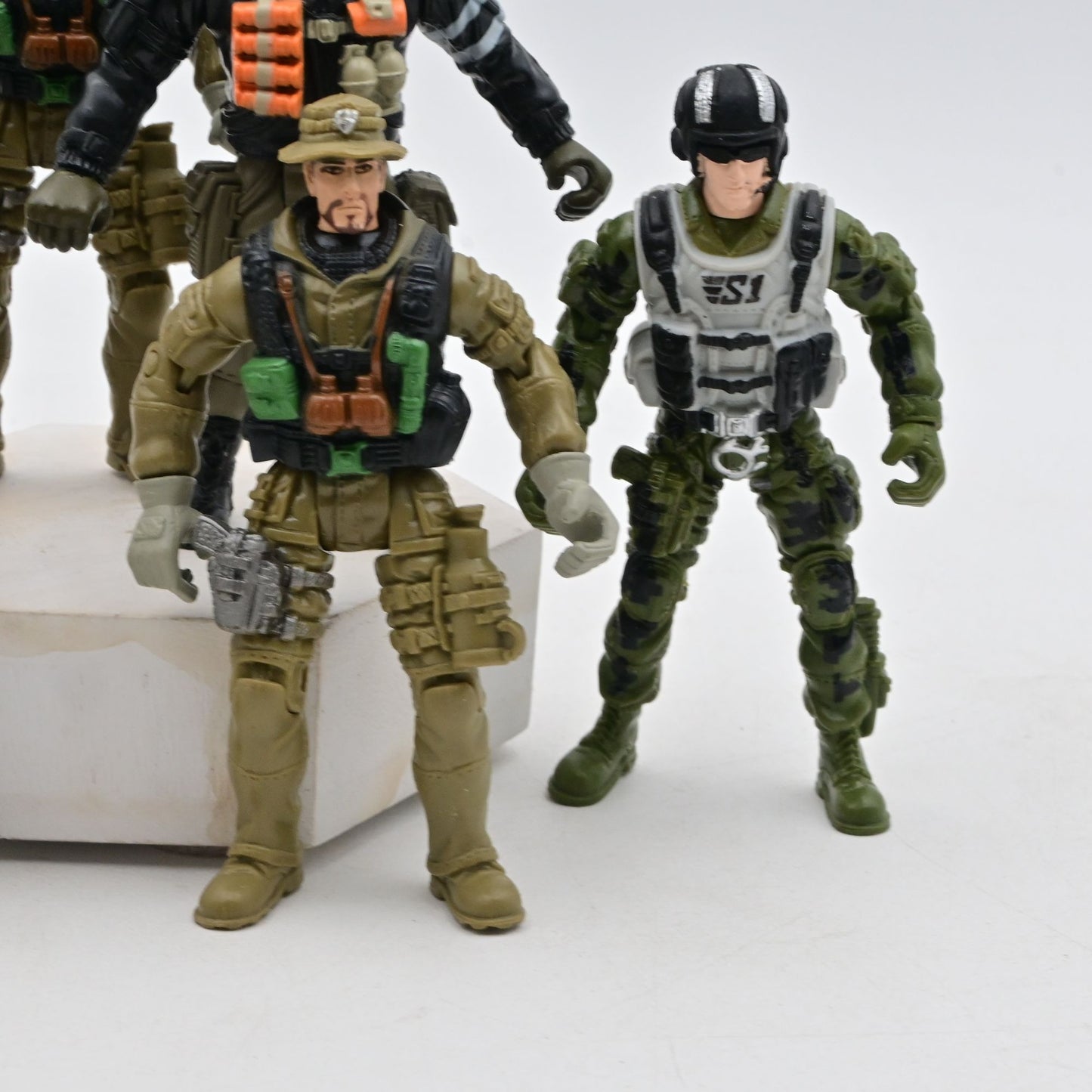 Chap Mei Soldier Force Lot Of 6 Action Figure Soldiers