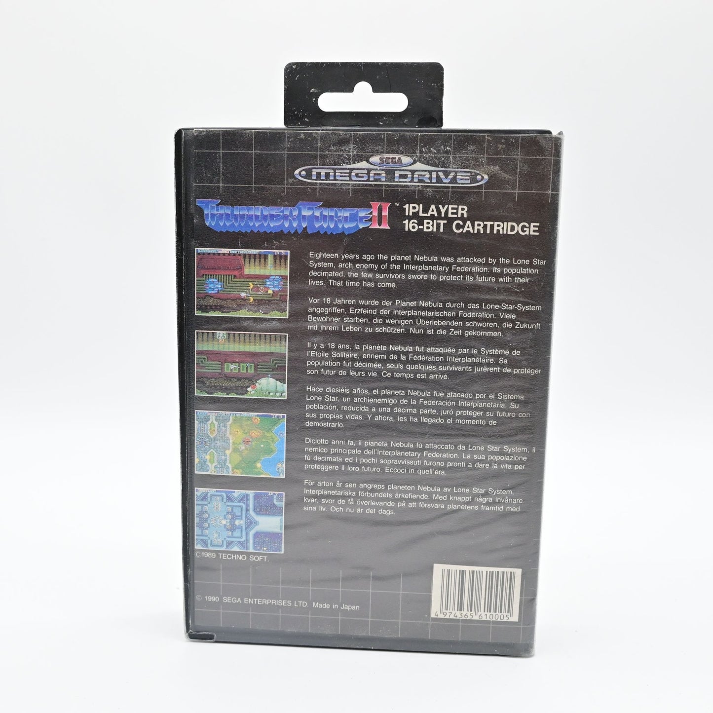 Thunder Force II Sega Mega Drive 16-Bit Cartridge With Manual