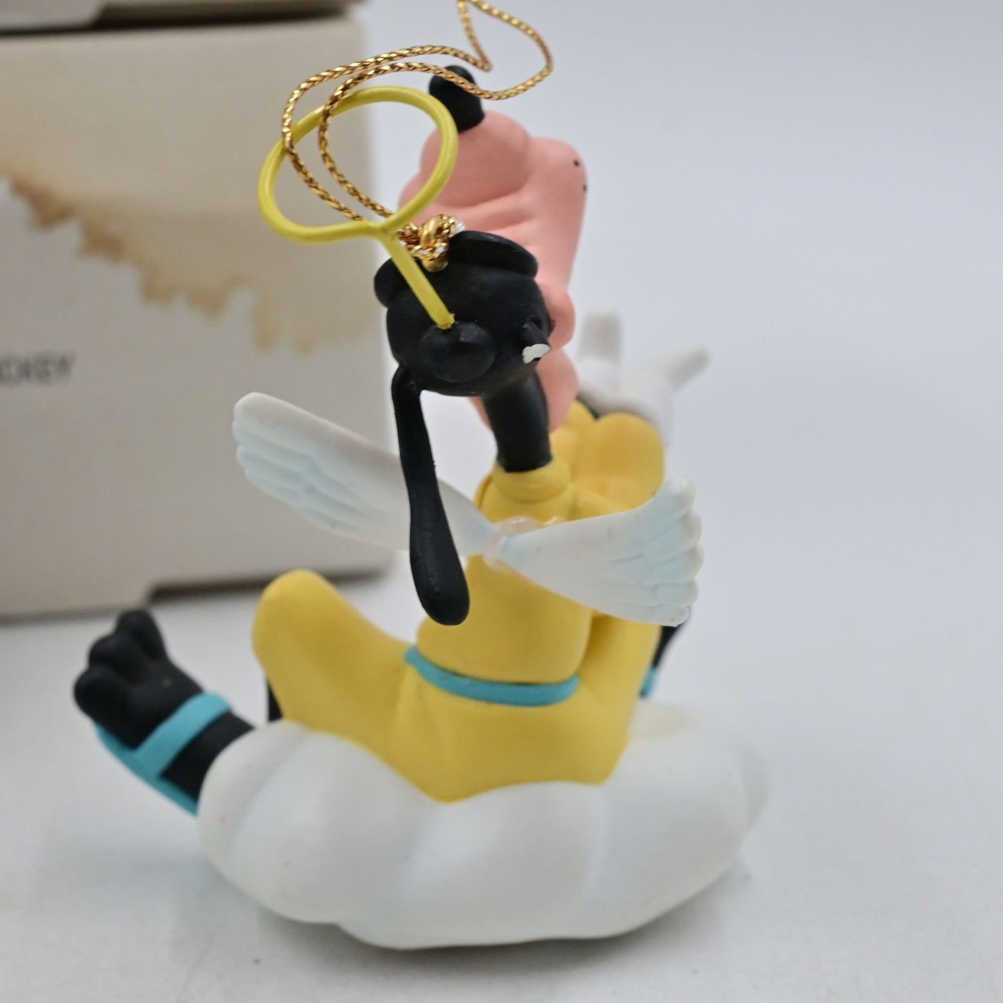 Disney Groiler Mickey Mouse, Minnie Mouse, Pluto, Goofy Angel Vintage Ornaments