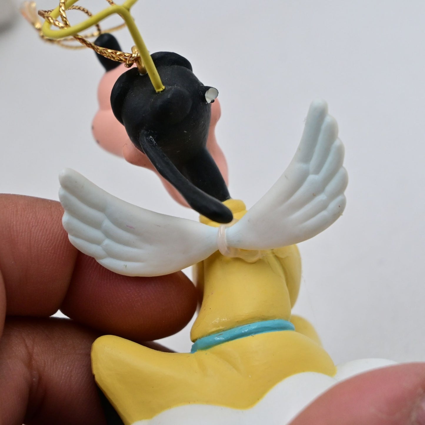 Disney Groiler Mickey Mouse, Minnie Mouse, Pluto, Goofy Angel Vintage Ornaments