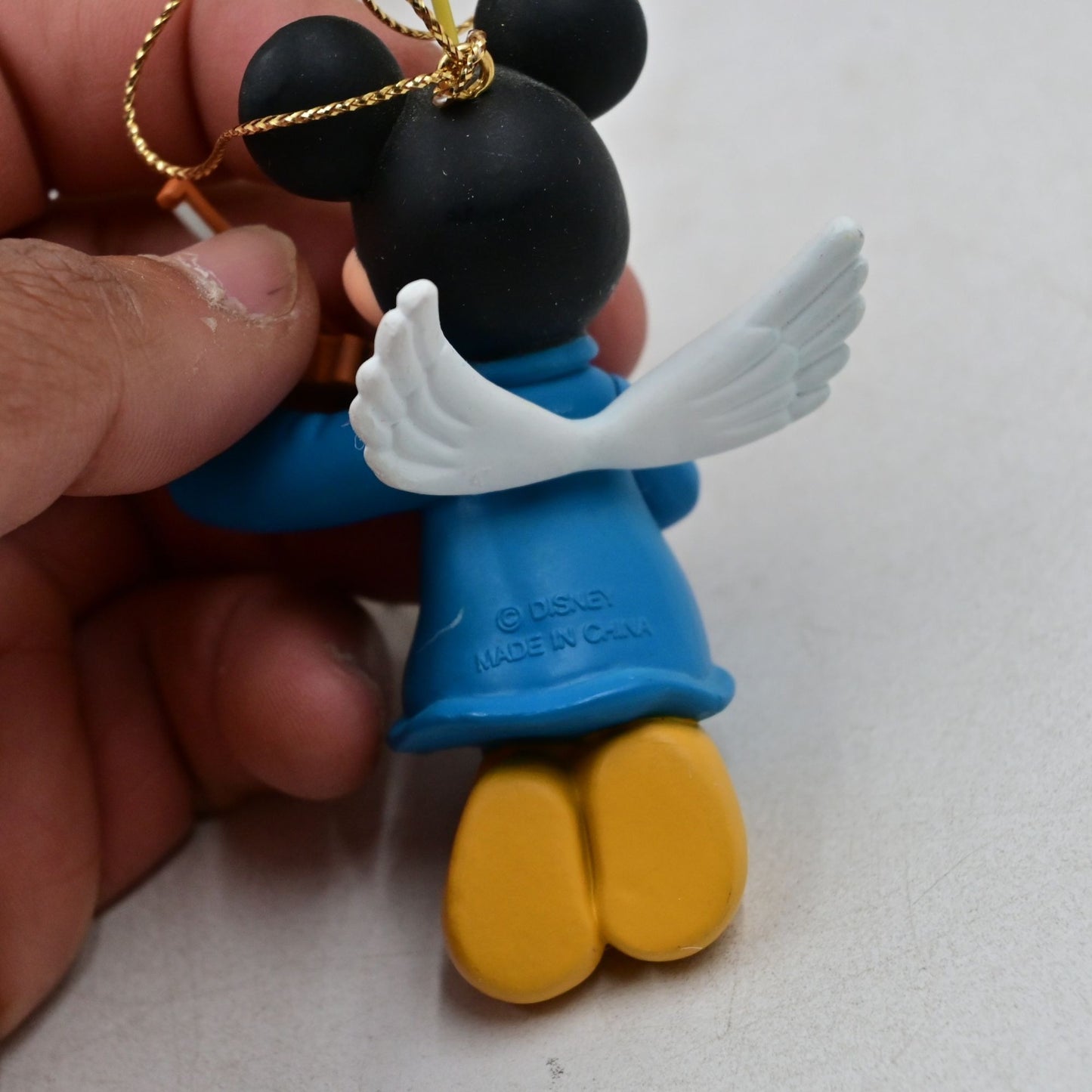 Disney Groiler Mickey Mouse, Minnie Mouse, Pluto, Goofy Angel Vintage Ornaments