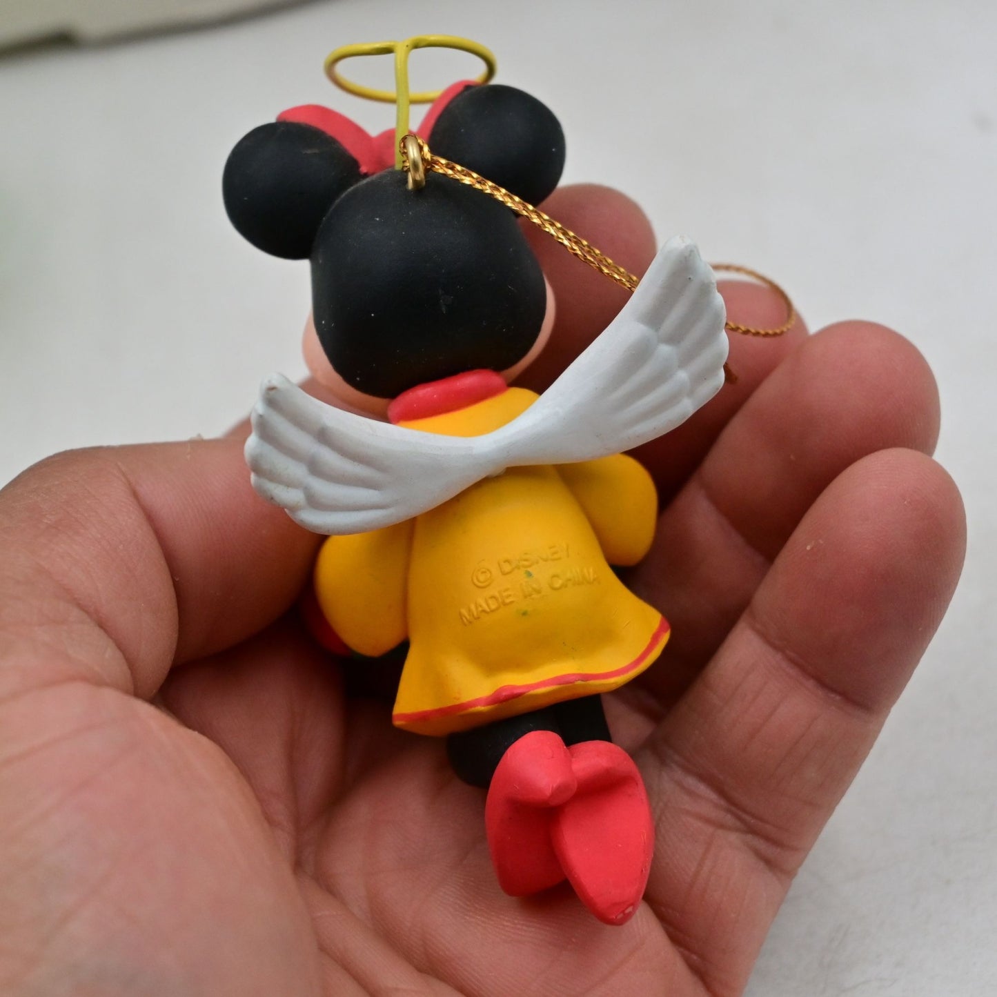 Disney Groiler Mickey Mouse, Minnie Mouse, Pluto, Goofy Angel Vintage Ornaments