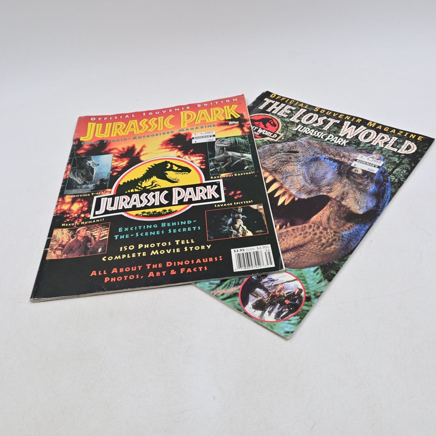 Jurassic Park & Jurassic World Official Souvenir Edition Magazine Damaged