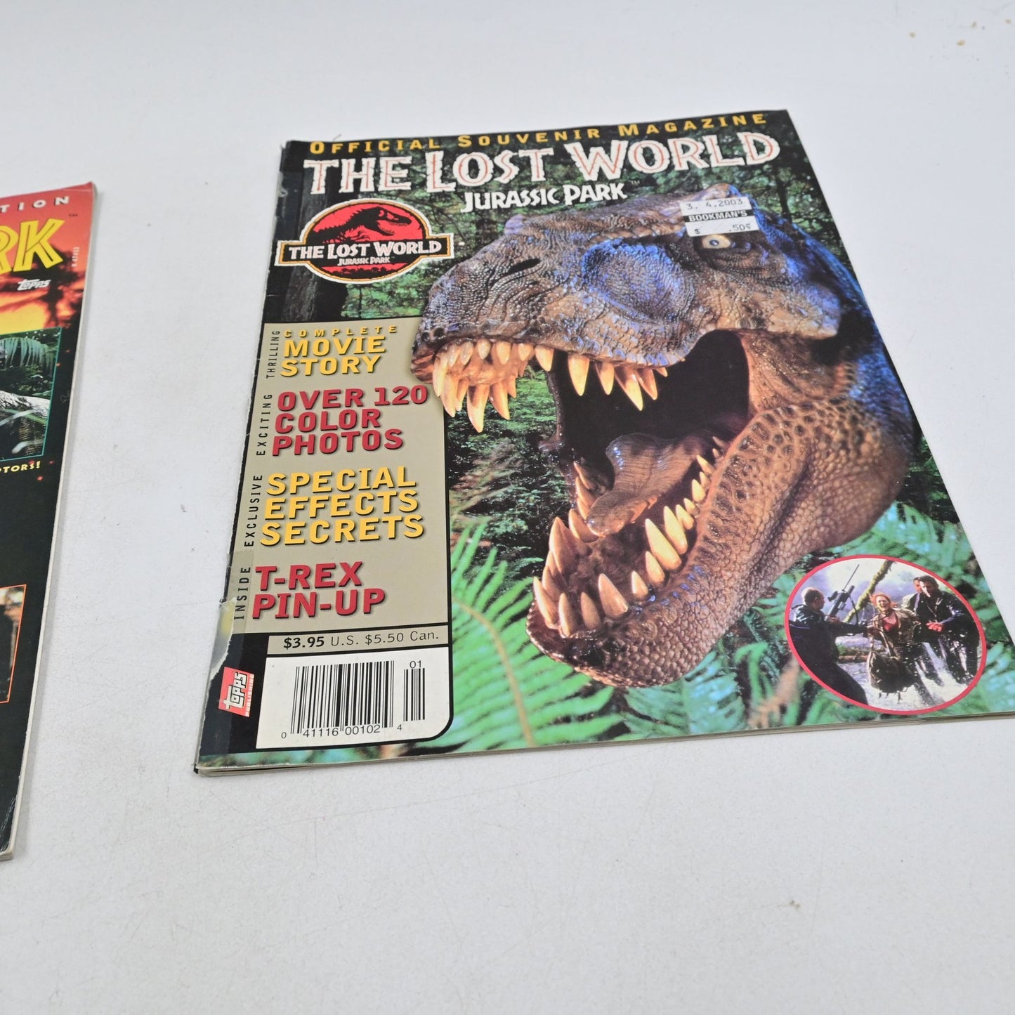 Jurassic Park & Jurassic World Official Souvenir Edition Magazine Damaged