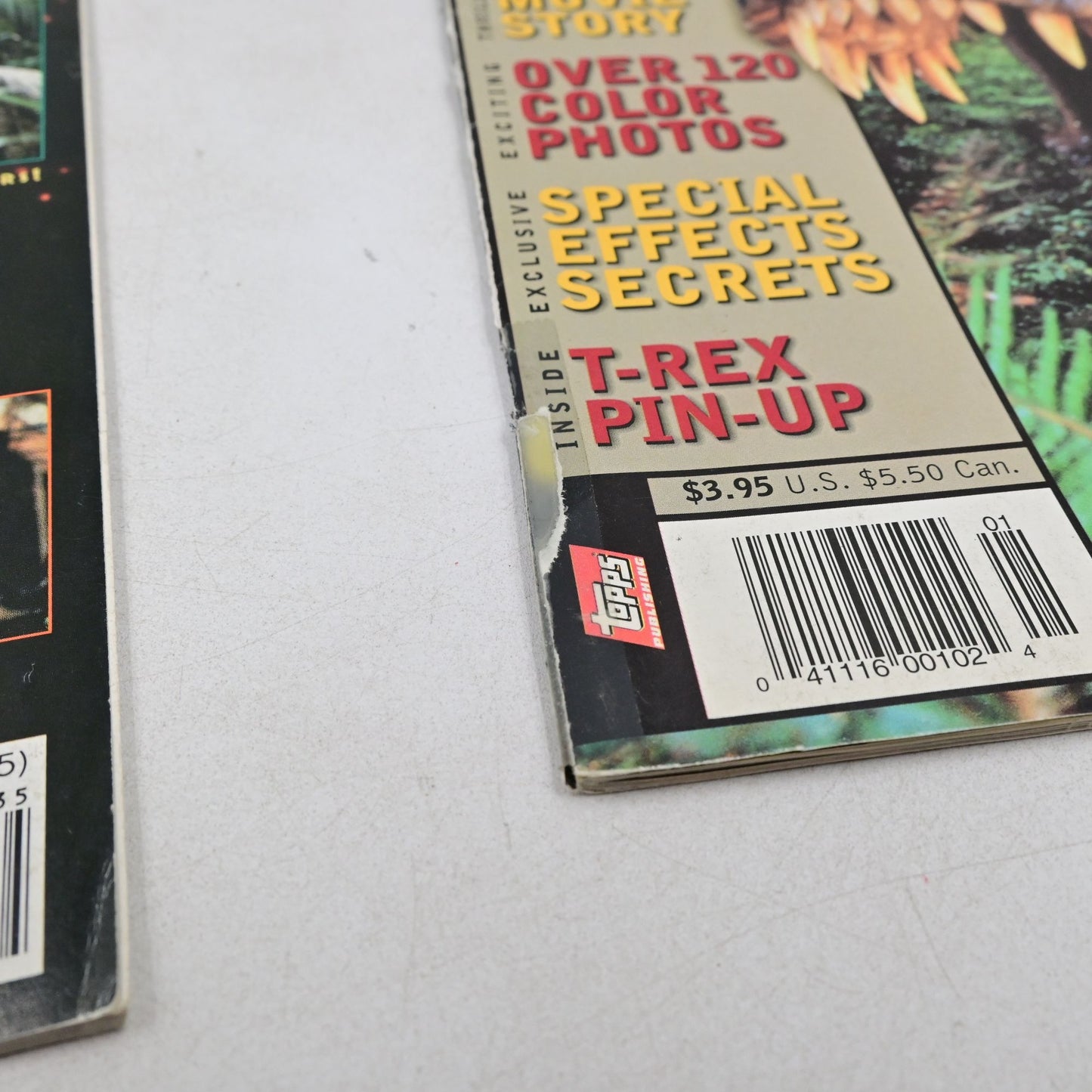 Jurassic Park & Jurassic World Official Souvenir Edition Magazine Damaged