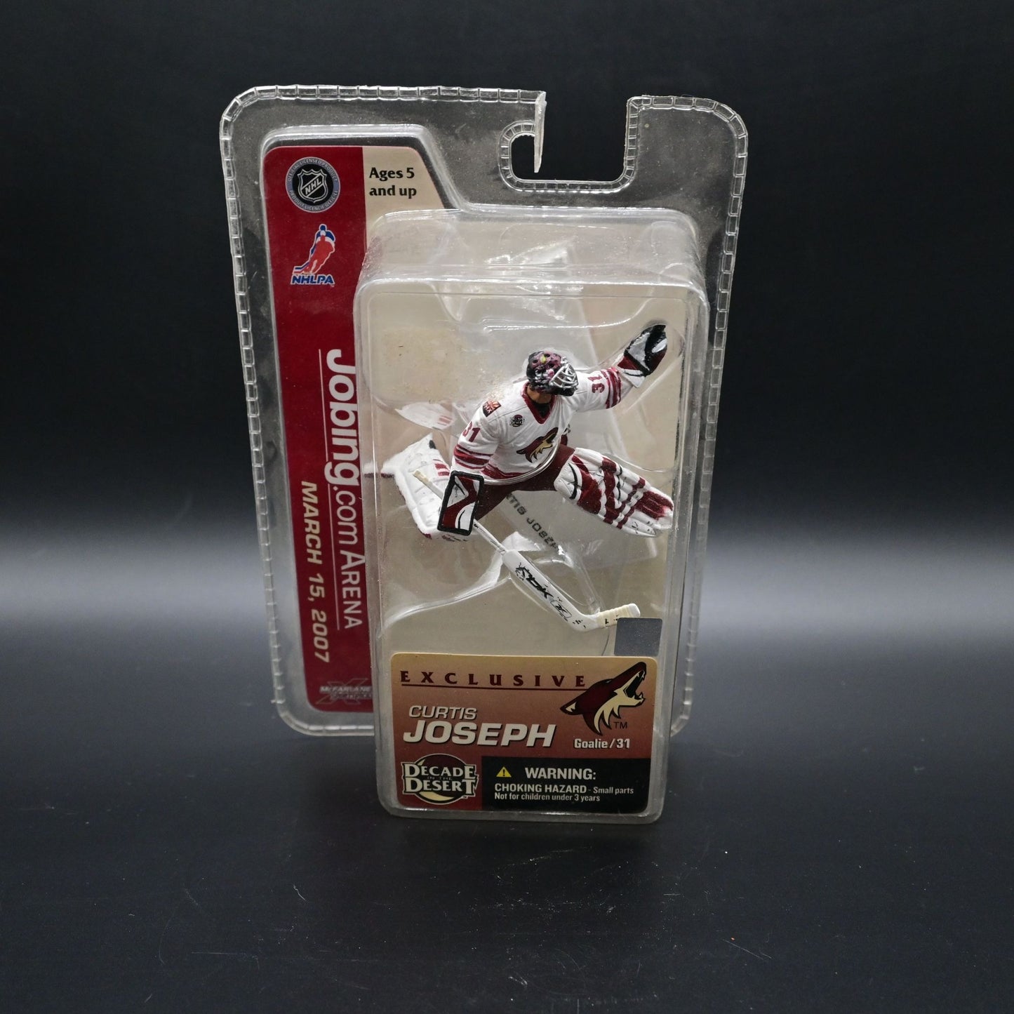 Curtis Joseph McFarlane Toys Phoenix Coyotes Exclusive Figure