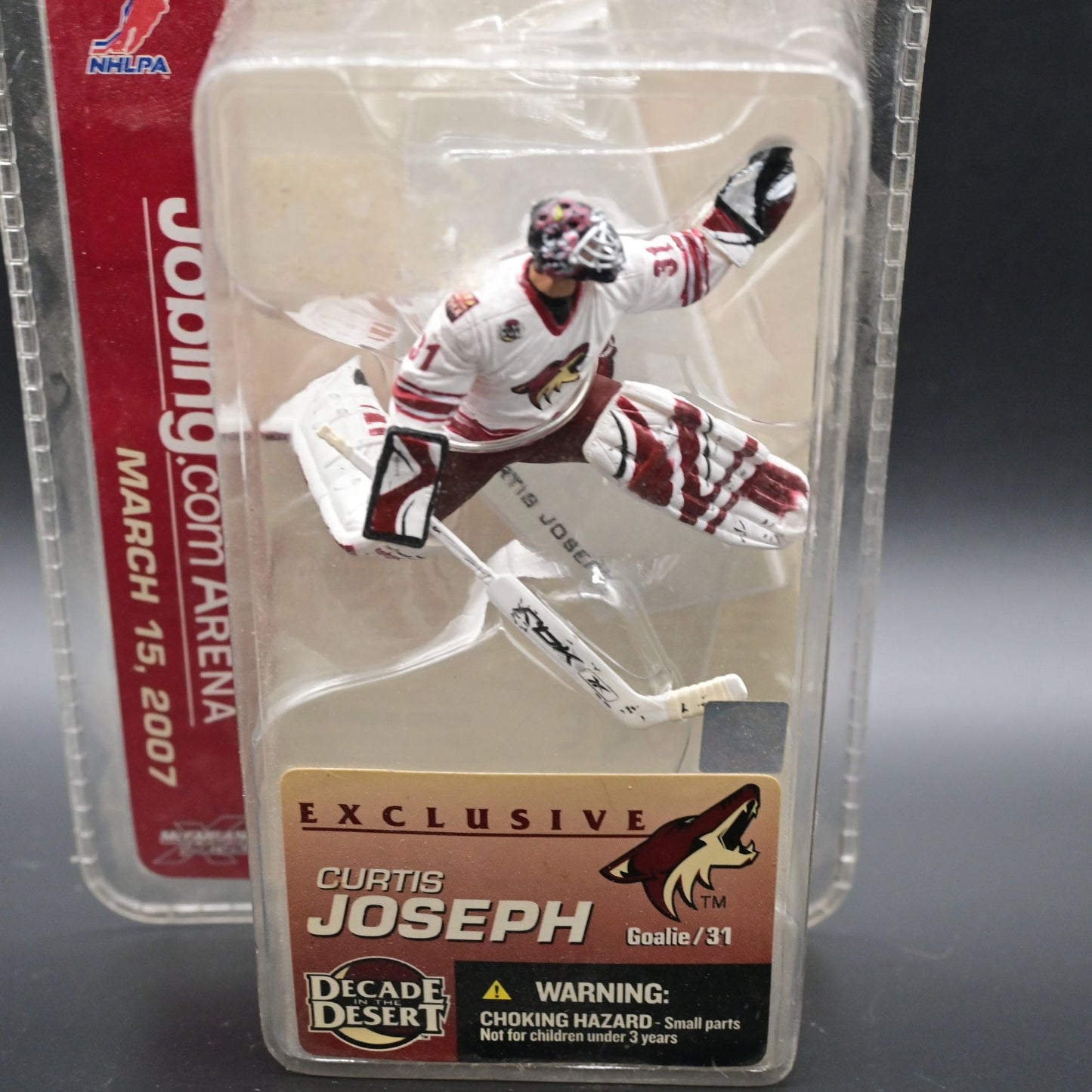 Curtis Joseph McFarlane Toys Phoenix Coyotes Exclusive Figure