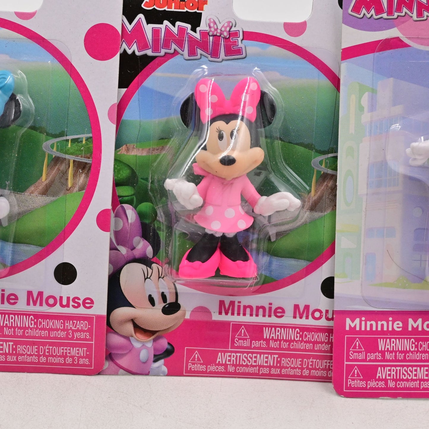 Disney Junior Minnie Mouse 2" Figures Cake Toppers 2019 Bundle Of 3