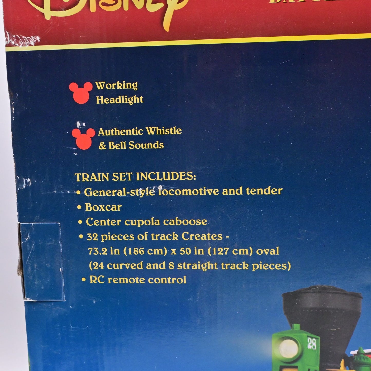 Lionel Disney Mickey Mouse Express G Gauge Battery-Powered Train Set  #711773