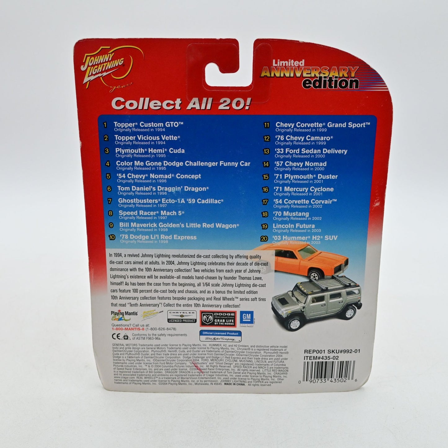 Johnny Lightning Limited Anniversary Edition Plymouth Hemi Cuda
