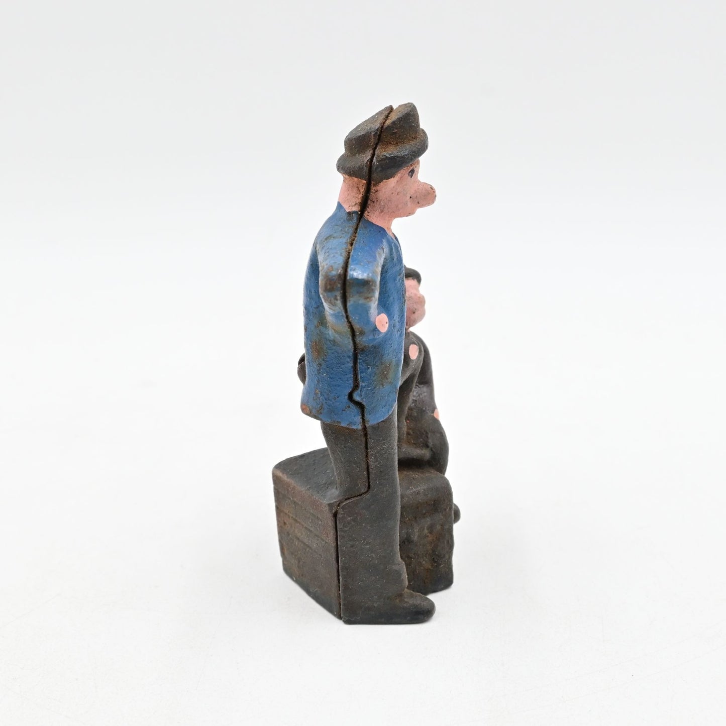 Mutt and Jeff Cast Iron Coin Bank by A. C. Williams
