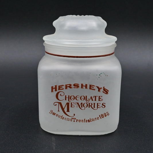 Hershey's Chocolate Memories Frosted Glass Canister