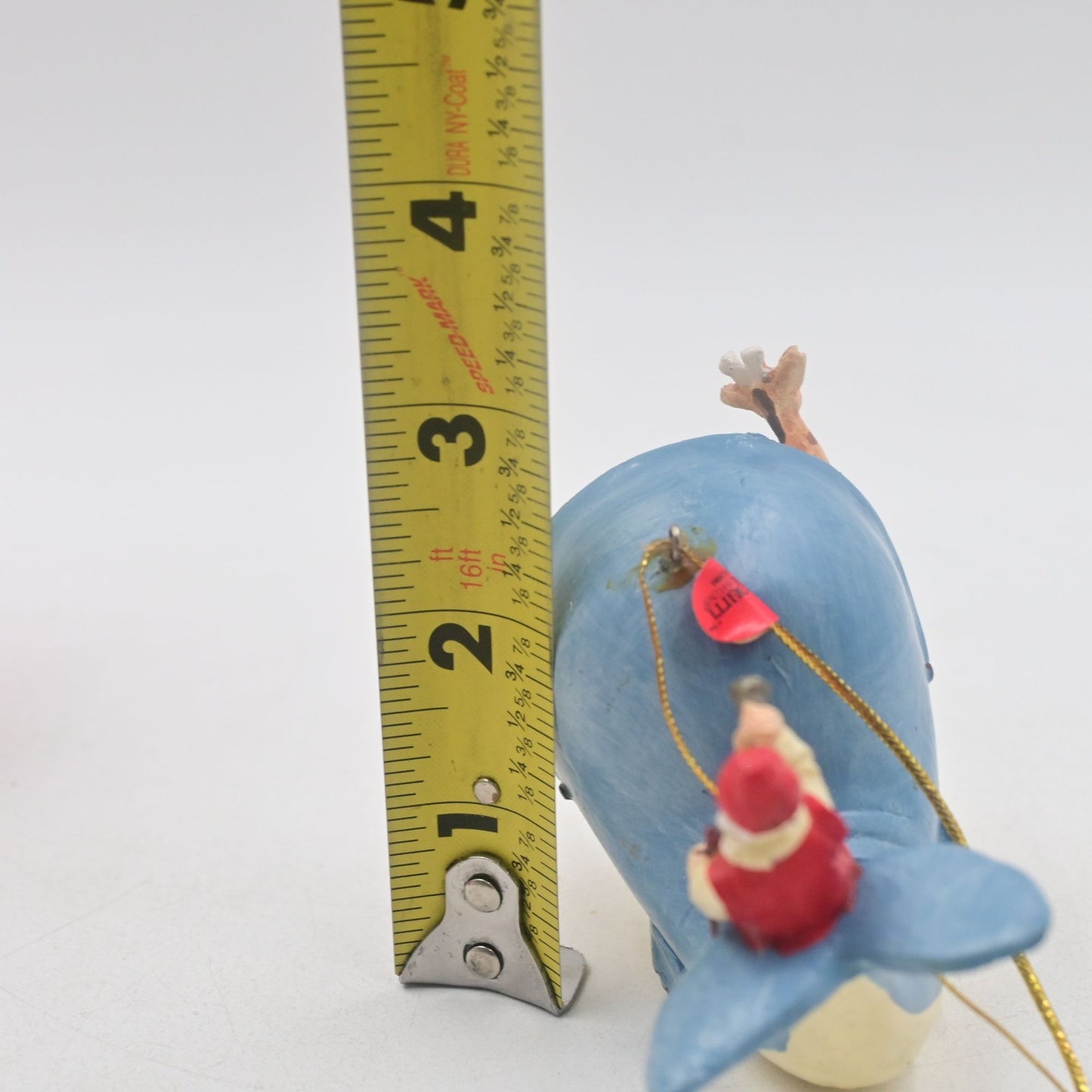 Silvestri Potpourri Designs Whale Santa Vintage Christmas Ornament