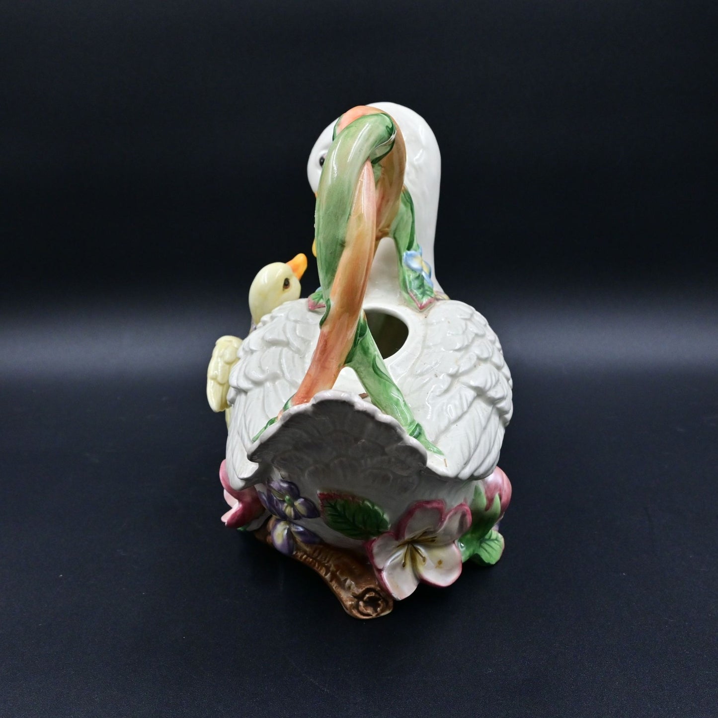Fitz And Floyd Classic Duck & Duckling Spring Garden Rhapsody Teapot No Lid