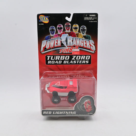 Power Rangers Turbo Zord Red Lightning Road Blaster Vehicle Toy NIB By Jakks Pacific 1998
