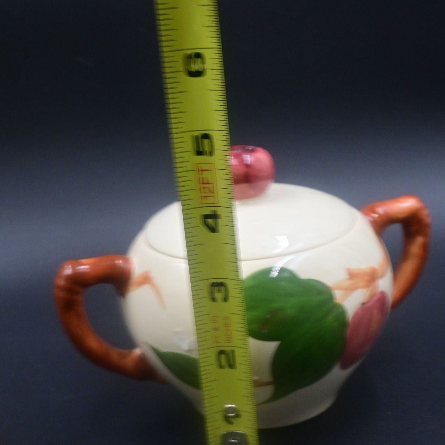 Franciscan Ware Red Apple Sugar & Creamer Set Vintage