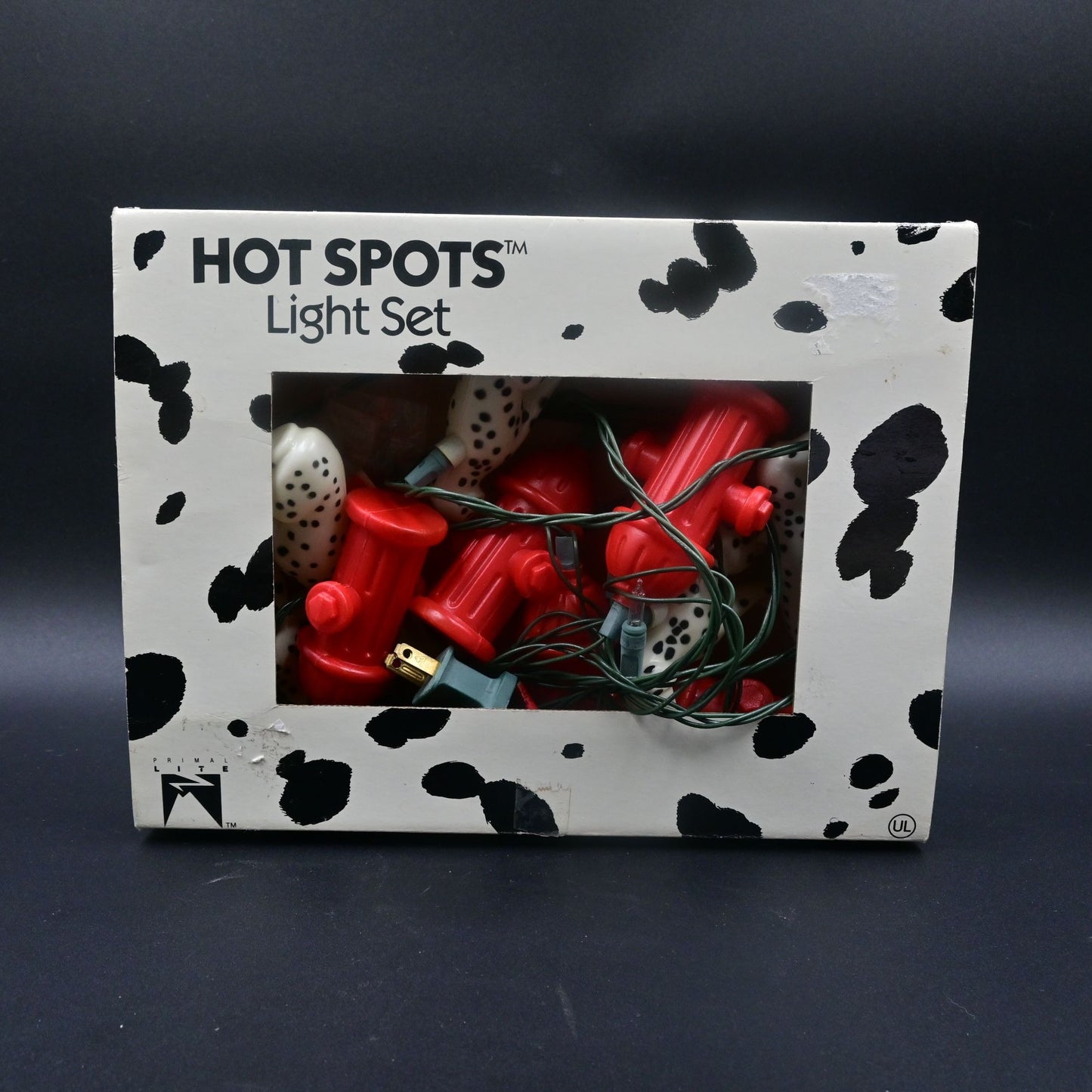 Primal Lite Hot Spots Dalmation Dog Fire Hydrant Blow Mold String Light Set