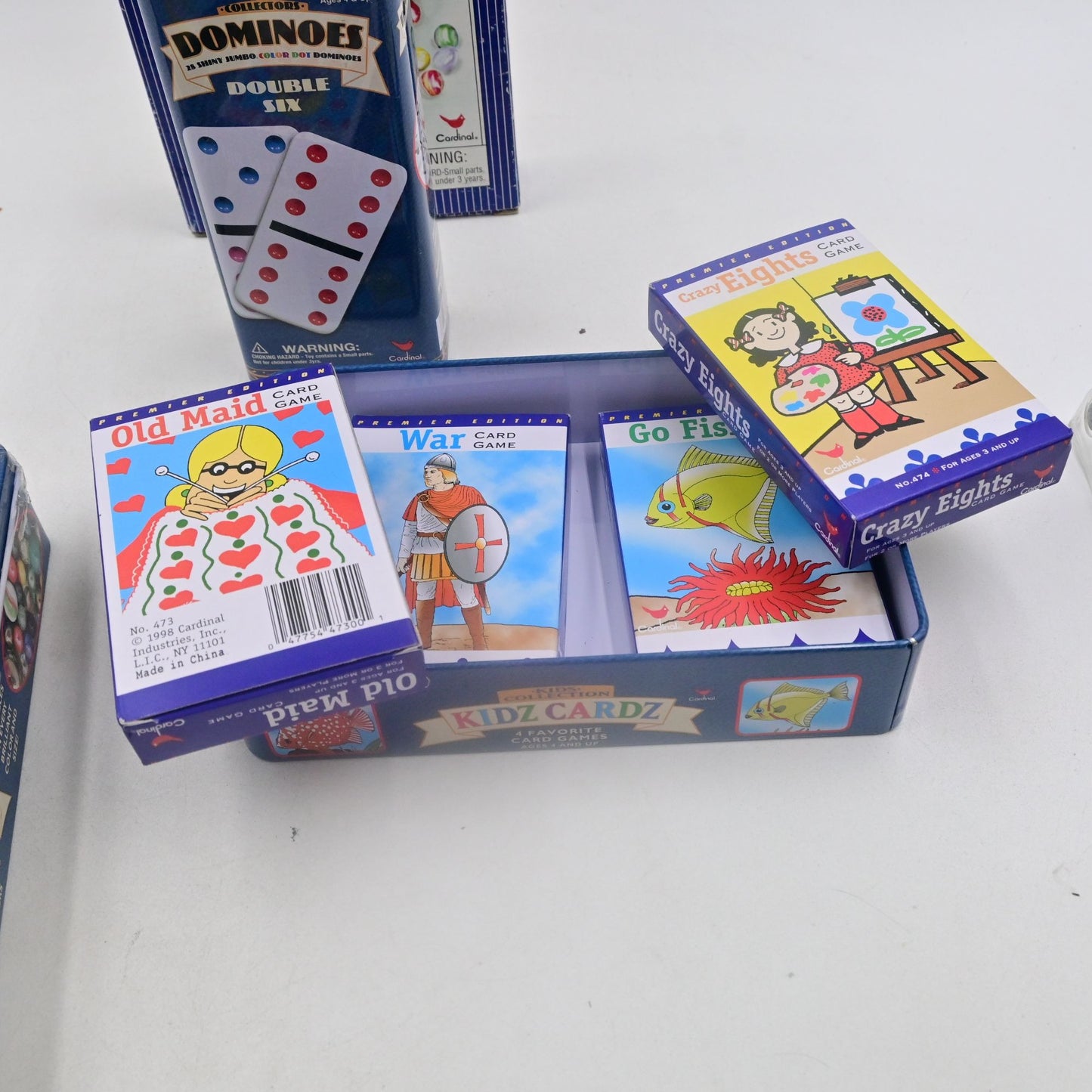 Game Night Mancala, Dominoes, Kidsz Cards Jumbo Card Games, Deluxe Marbles