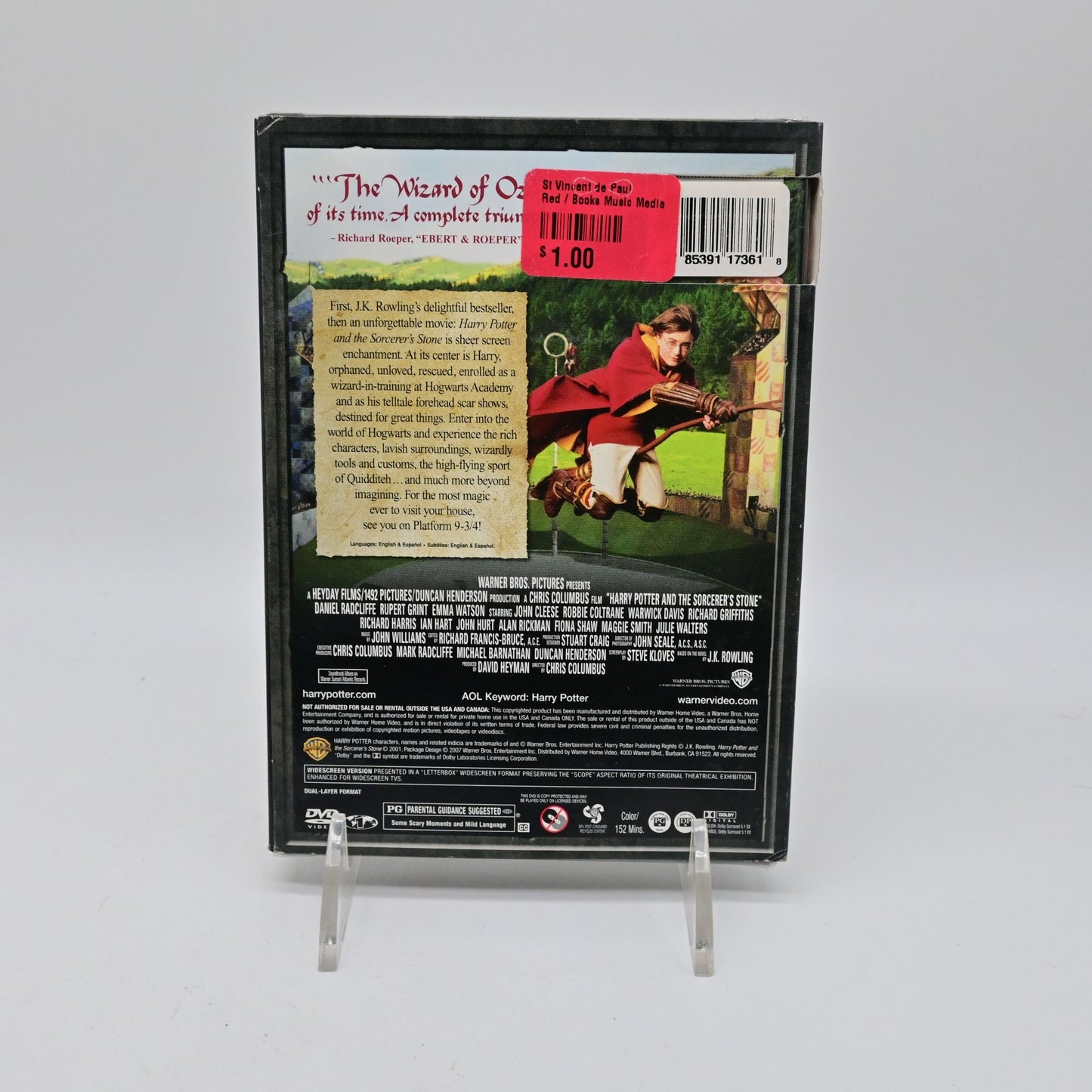 Harry Potter And The Sorcerers Stone Year One Widescreen Edition DVD Sealed New