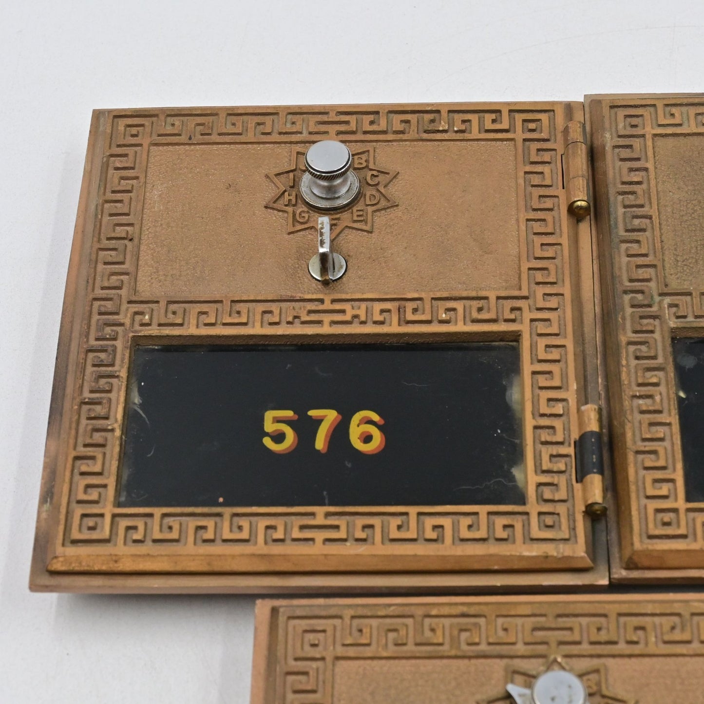 US Post Office Brass PO Box Door Keyless Dial Combo 1960s Lot of 5 No Codes