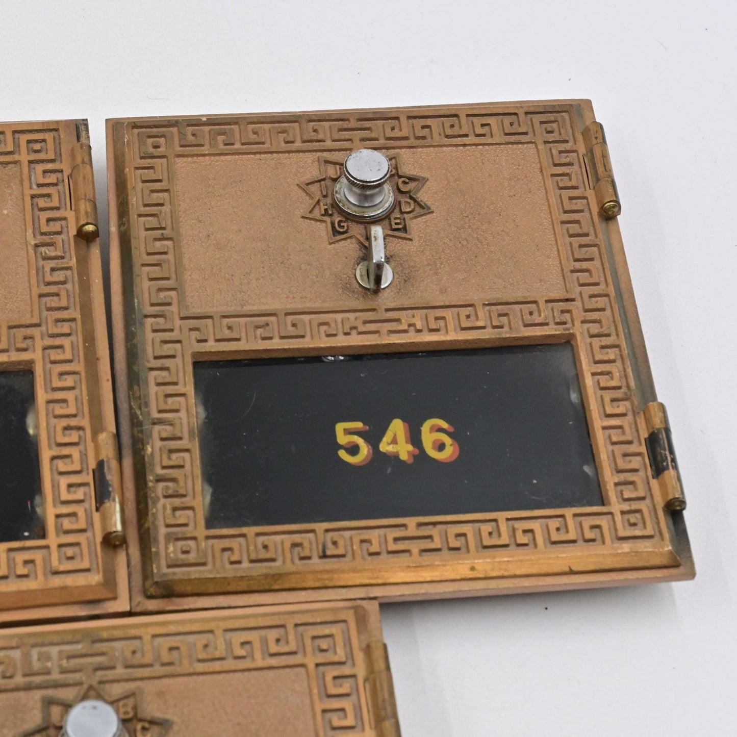 US Post Office Brass PO Box Door Keyless Dial Combo 1960s Lot of 5 No Codes