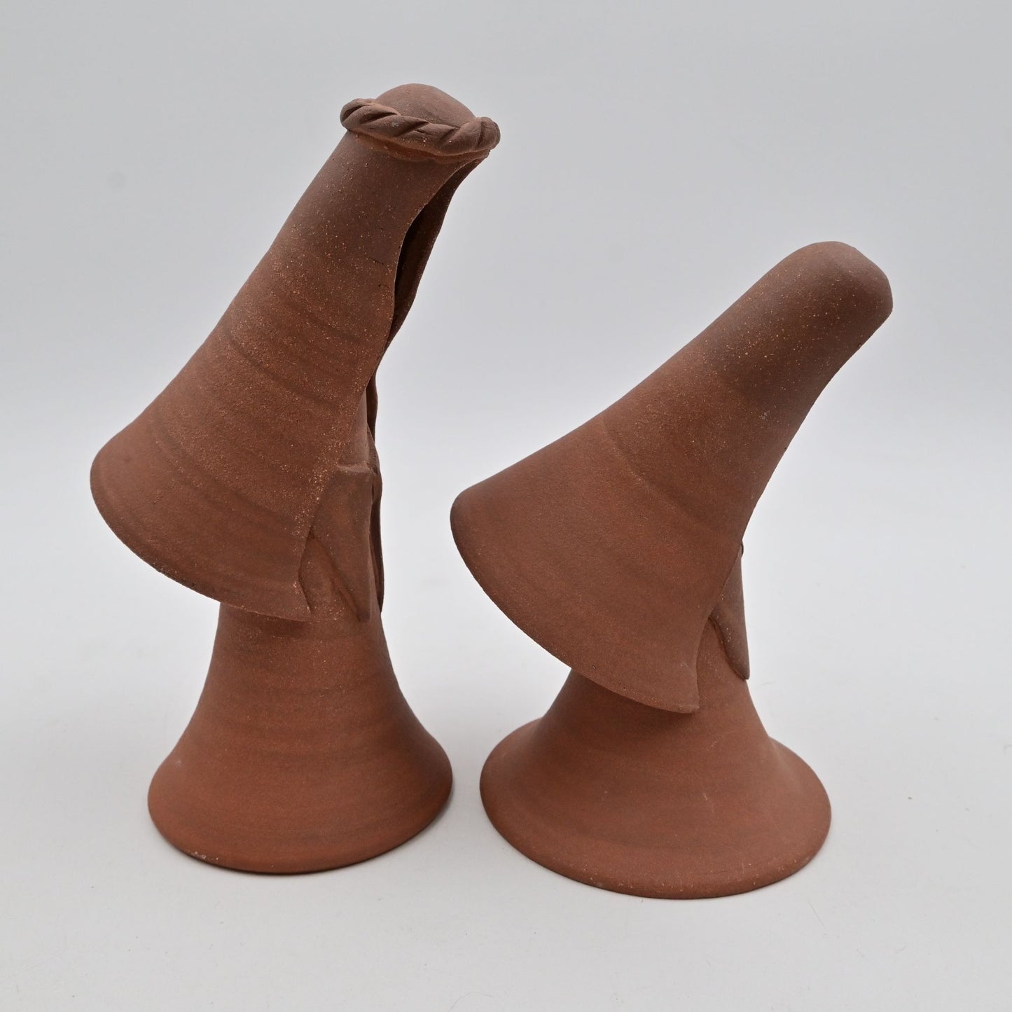 Terracotta Joseph & Mary Nativity Handmade Pottery Figure Bundle