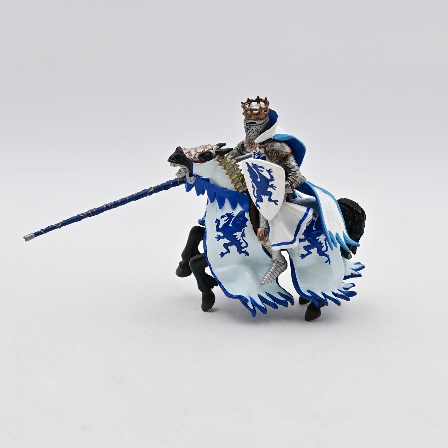 Papo Medival Blue Dragon King Action Figure