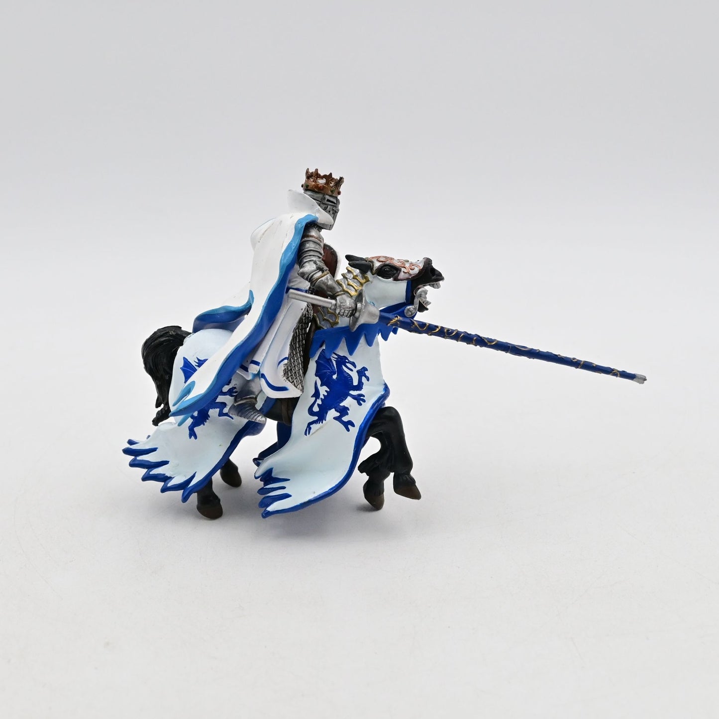 Papo Medival Blue Dragon King Action Figure