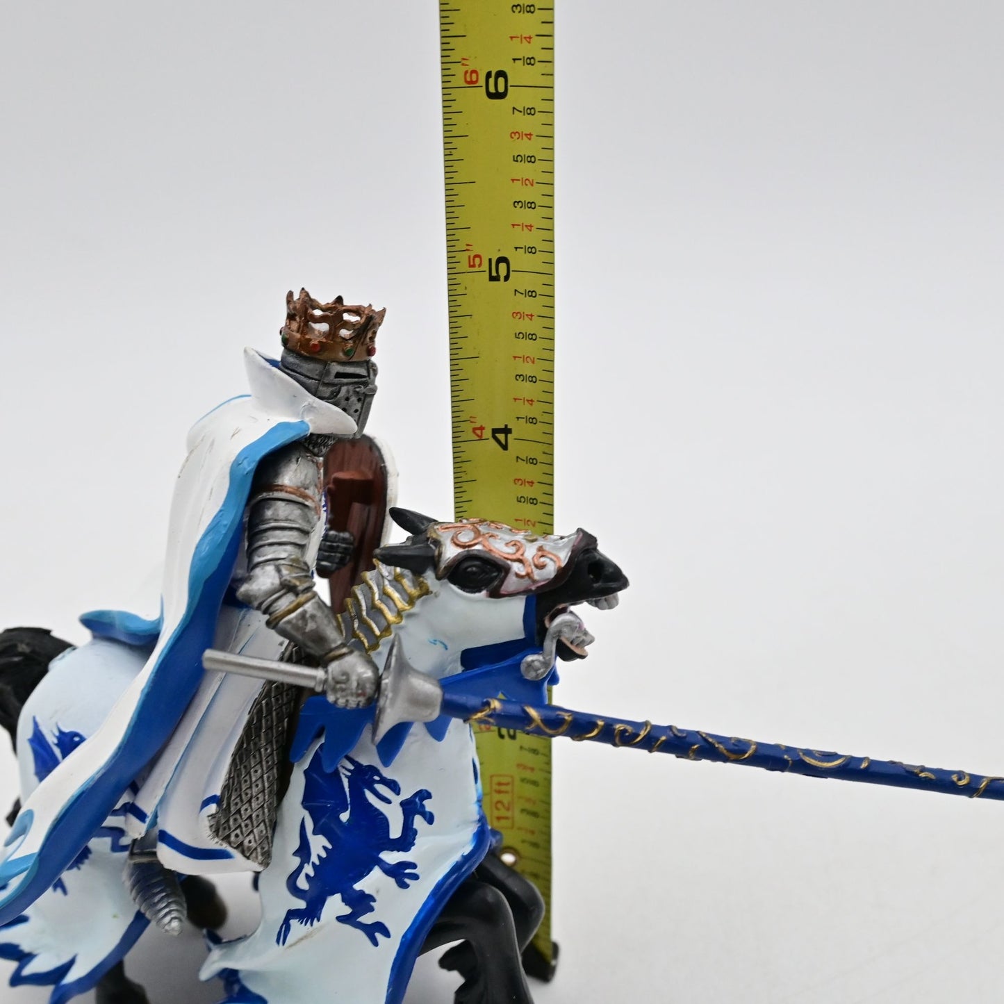 Papo Medival Blue Dragon King Action Figure