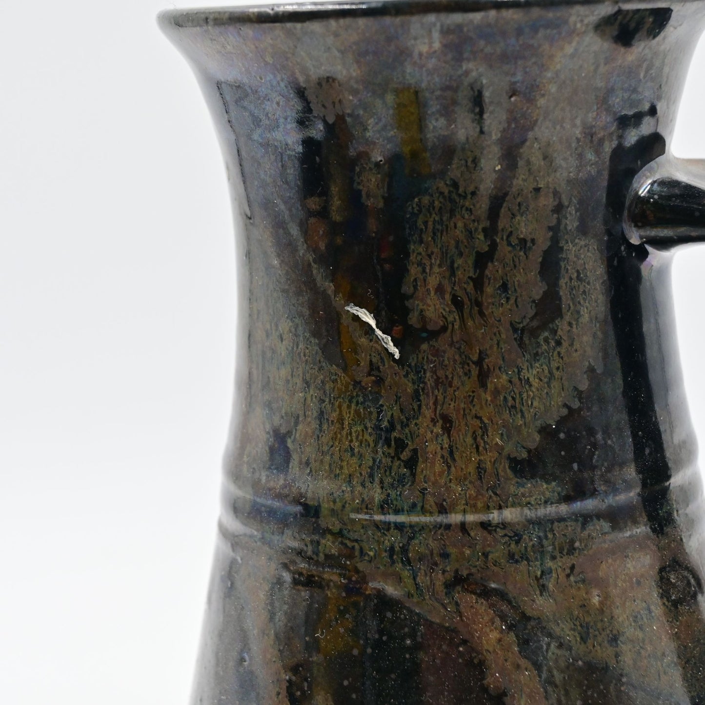 Thorson Large Glazed Pitcher Handmade Artists Signed