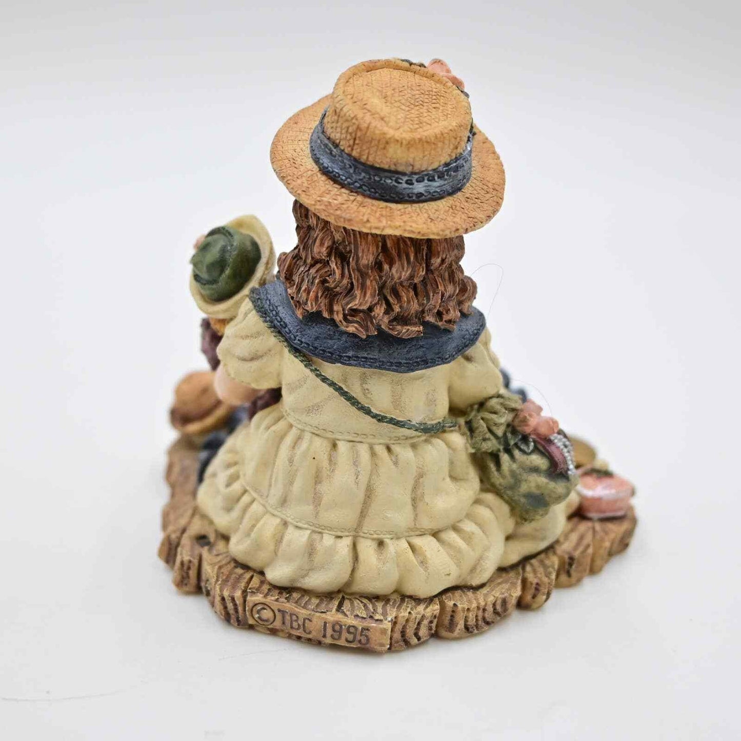 Boyds Bears Dollstone Collection Ashley With Chrissie Dress Up - Vintage 1995