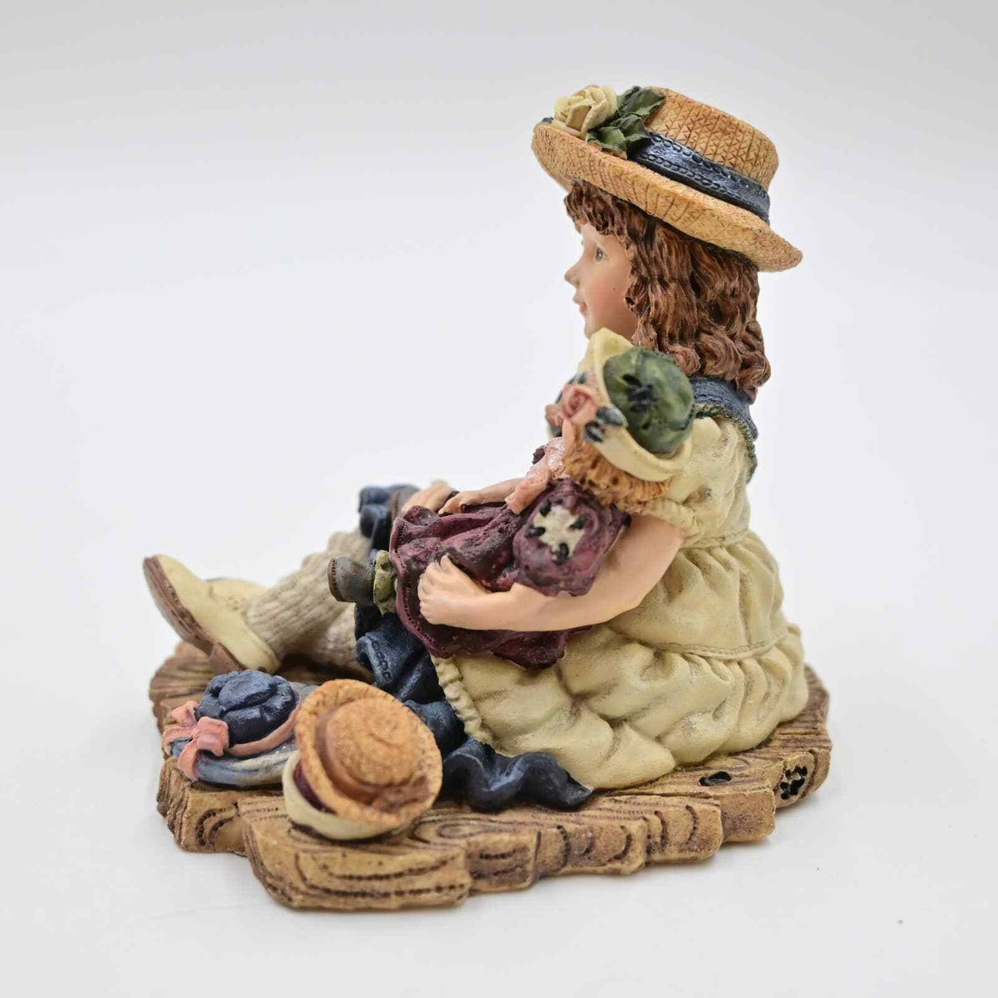 Boyds Bears Dollstone Collection Ashley With Chrissie Dress Up - Vintage 1995