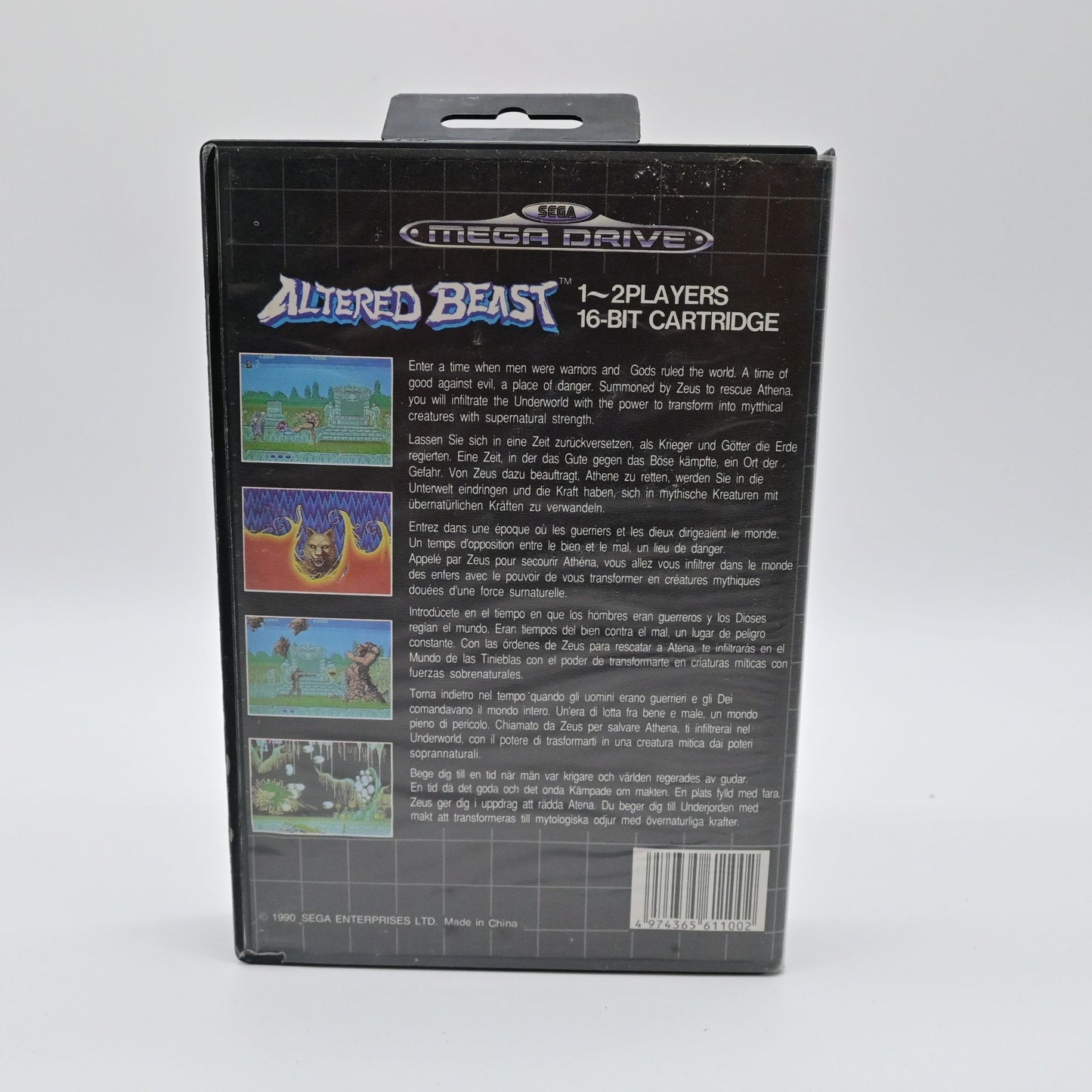 Altered Beast Sega Mega Drive 16-Bit Cartridge CIB