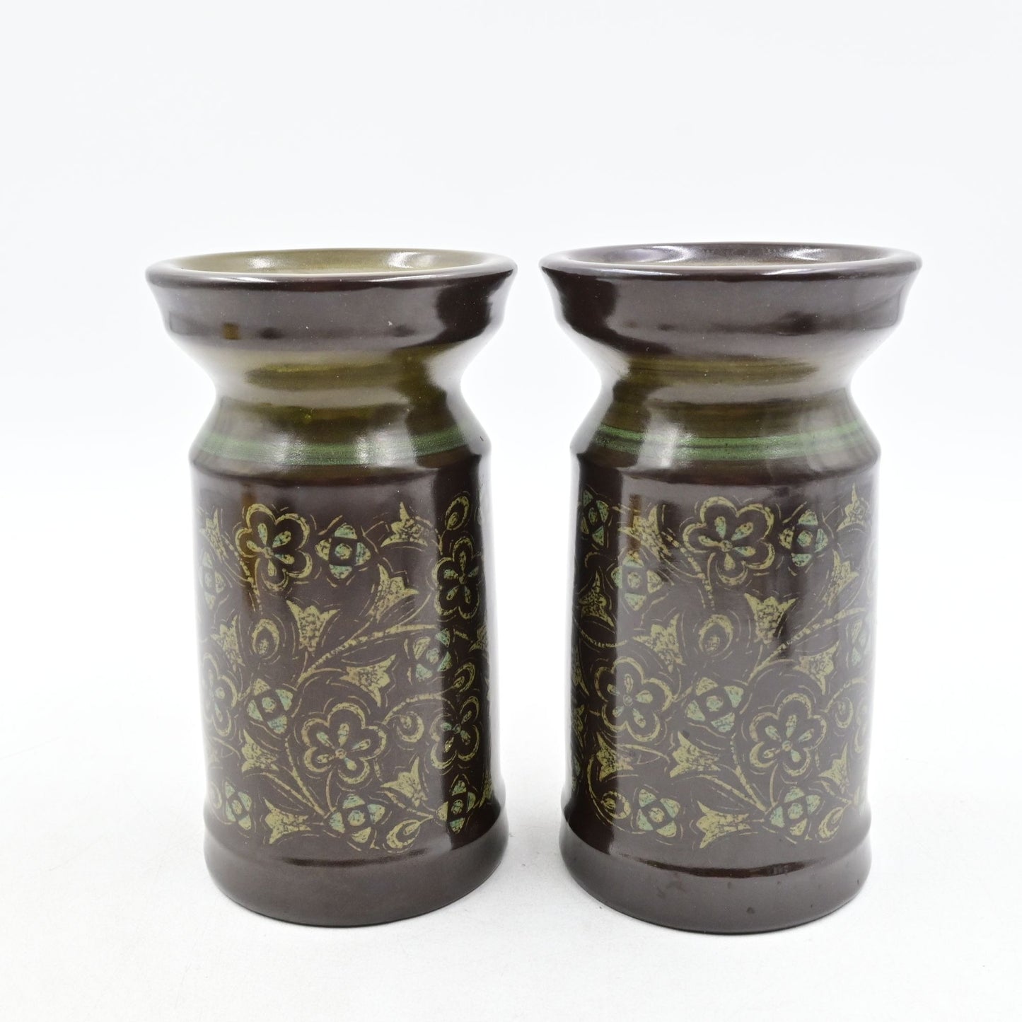 Franciscan Madeira Stoneware Candle Holder Pair Of 2