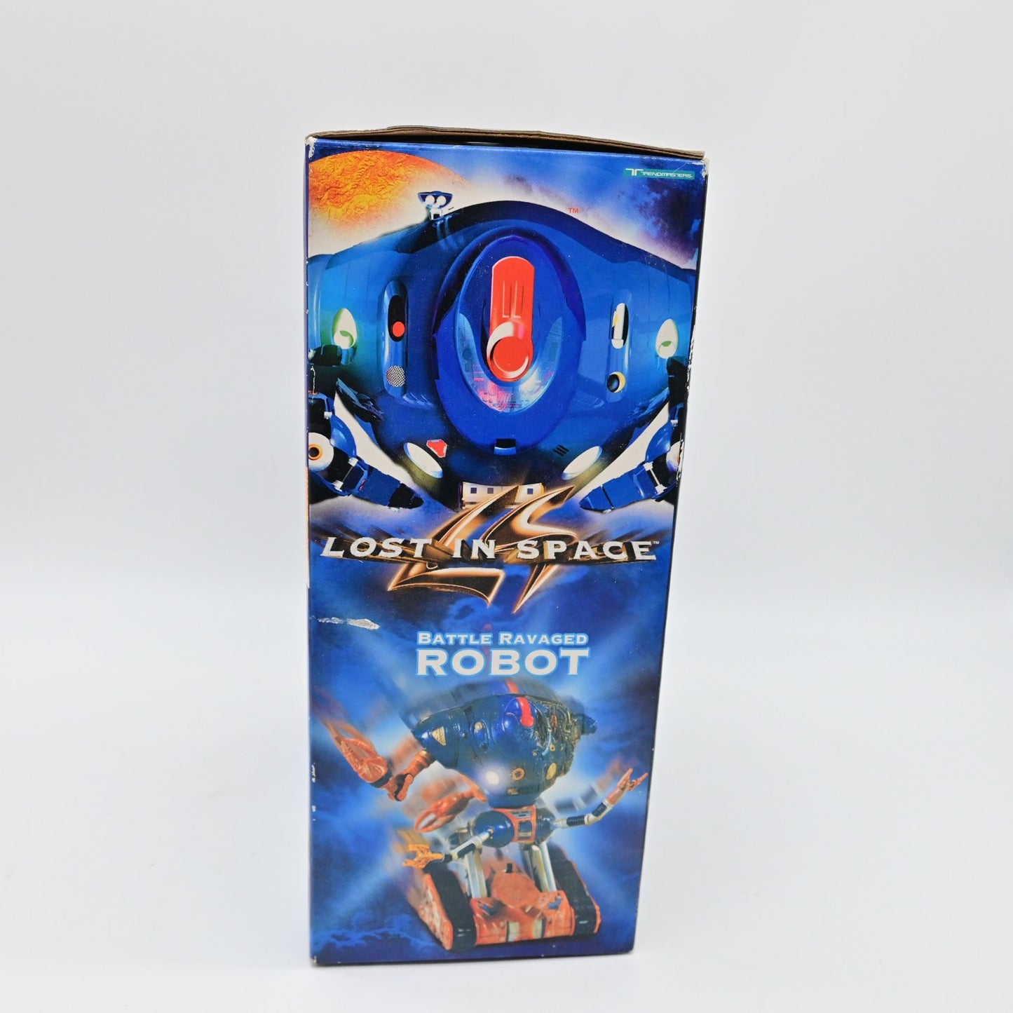 Vintage Lost In Space Battle Ravaged Robot Action Figure With Box