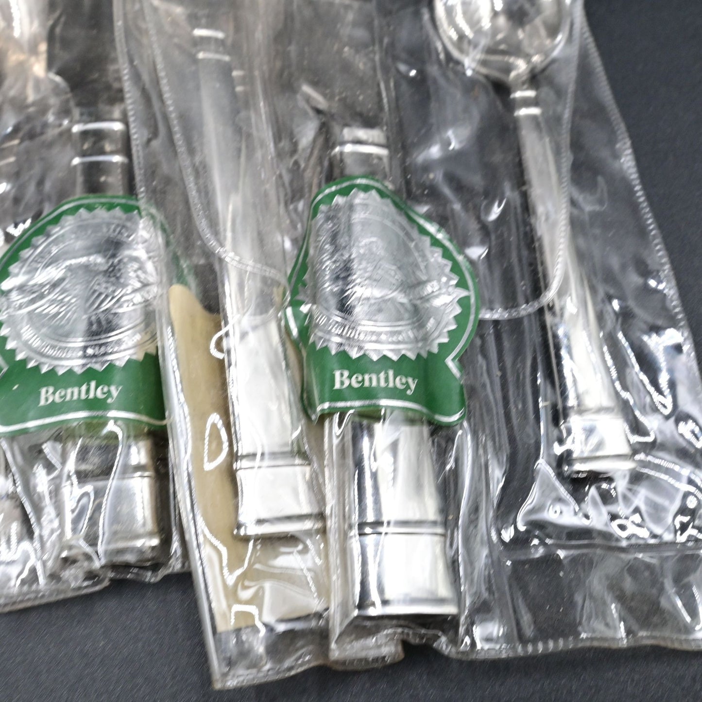 Heritage Mint Ltd. Bentley 18/10 Glossy Stainless Flatware Teaspoons Set Of 4