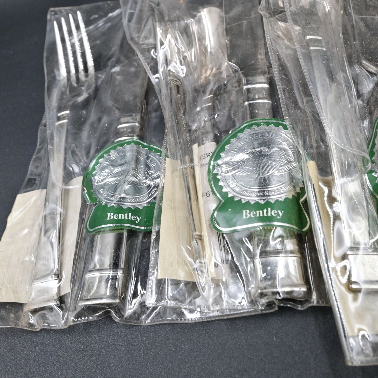 Heritage Mint Ltd. Bentley 18/10 Glossy Stainless Flatware Teaspoons Set Of 4