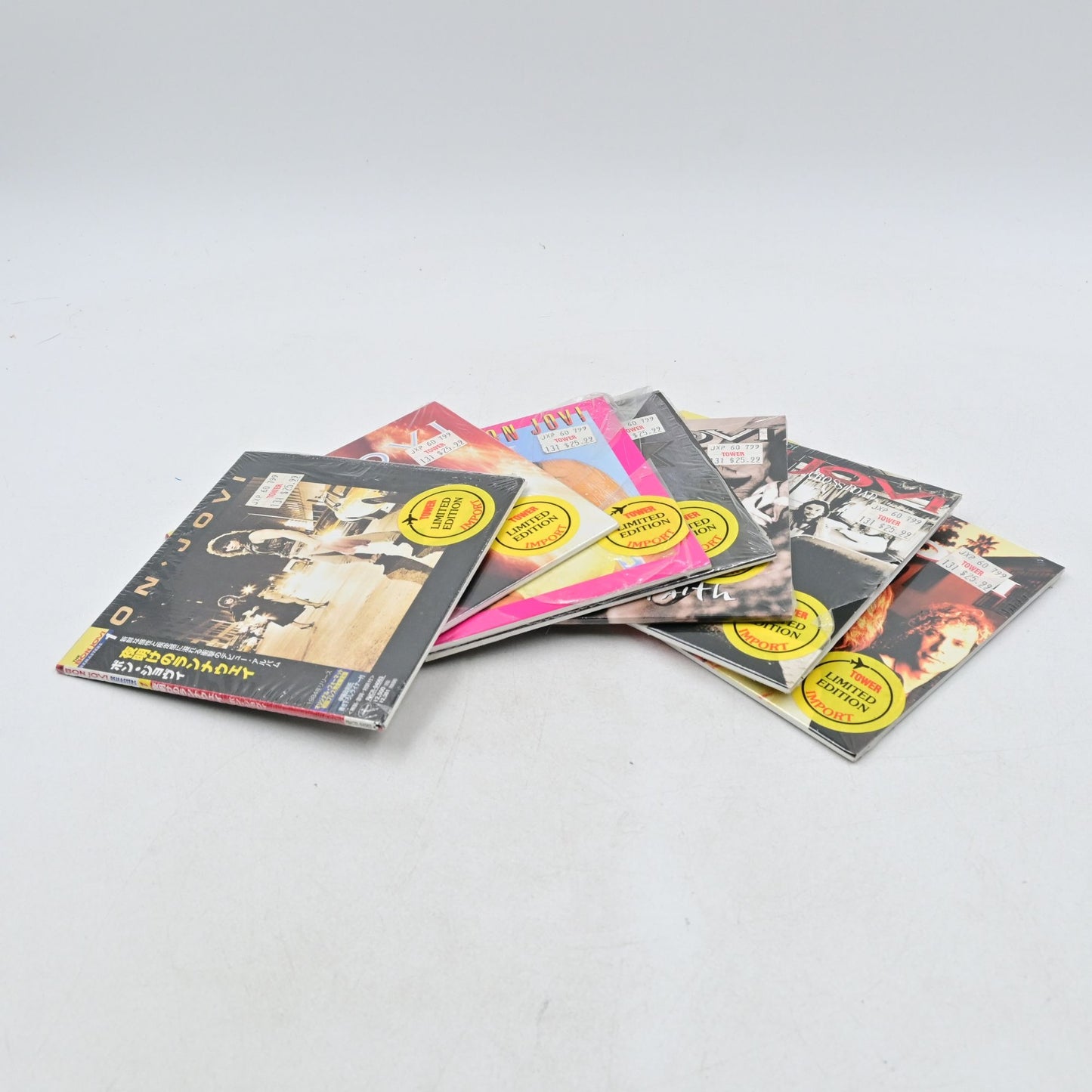 The Bon Jovi Remasters Japan Import Mini LP Cd Complete Set Of 7