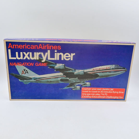 E.R. Thiele Luxury Liner American Airlines AA Navigation Board Game 1971