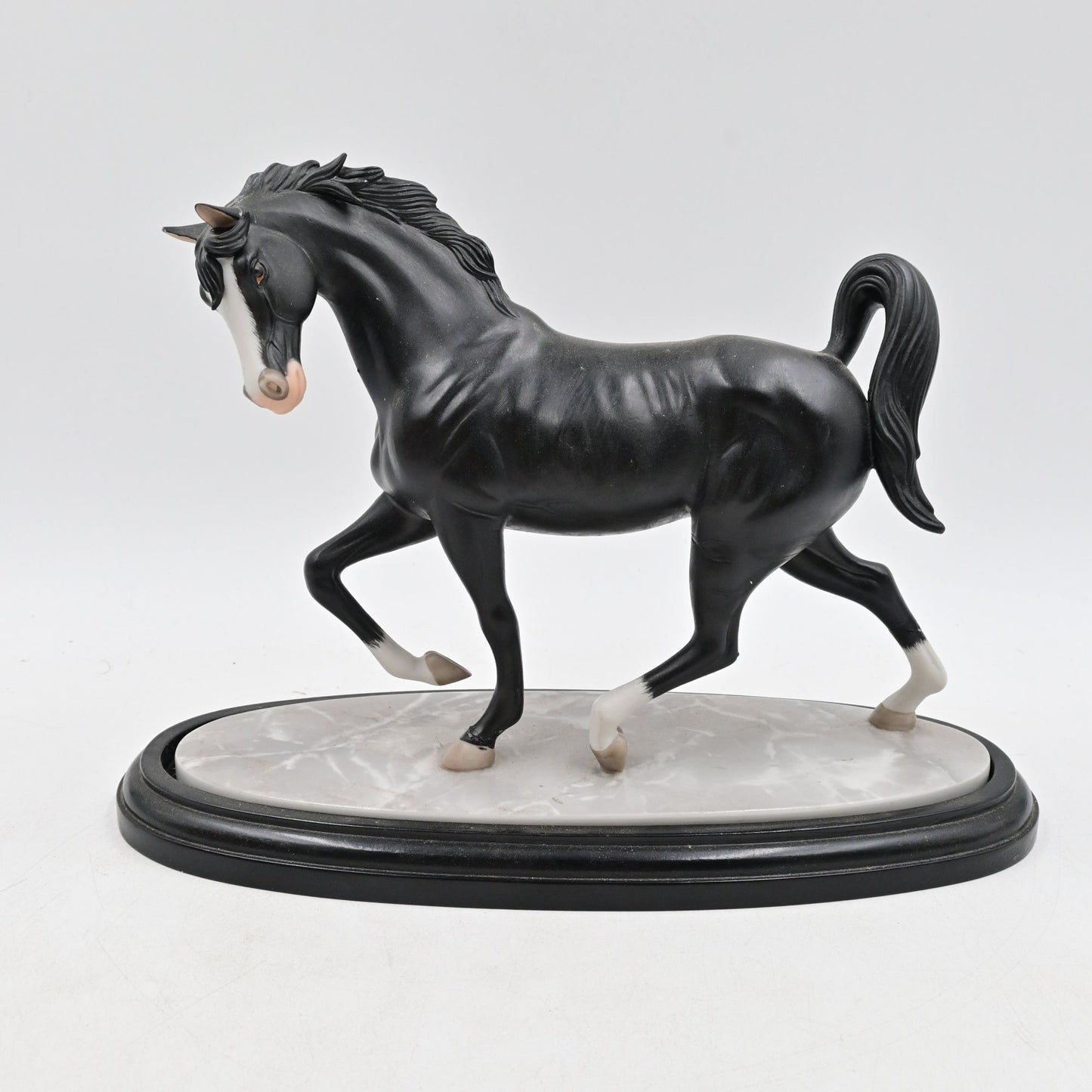 Lenox The Arabian Knight International Horse Sculpture Vintage 1988 - Damaged