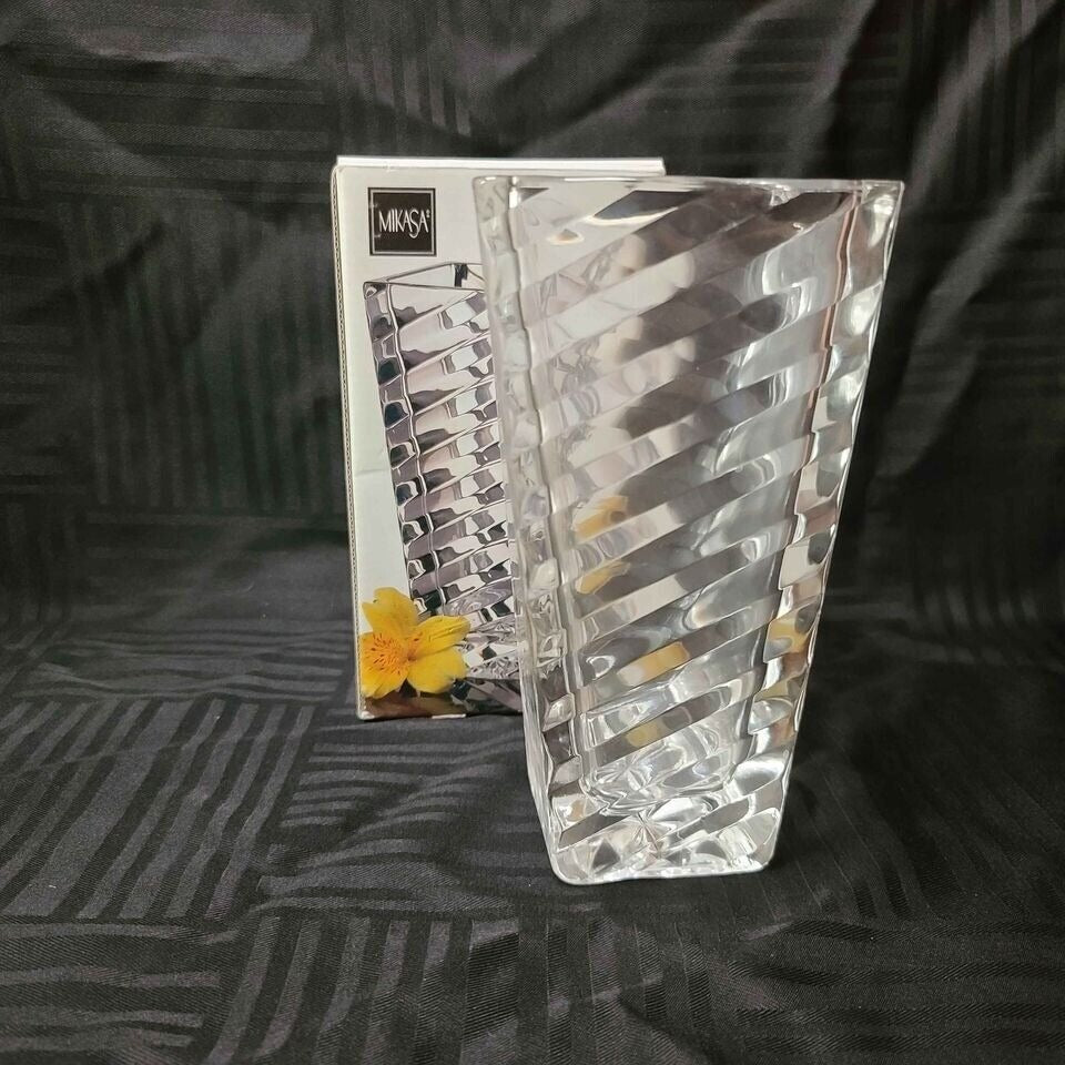 Mikasa Angles Rectangular Vase 7" NIB
