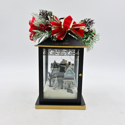 Thomas Kinkade Christmas Lantern Love Bradford Exchange Sparkle Of The Season